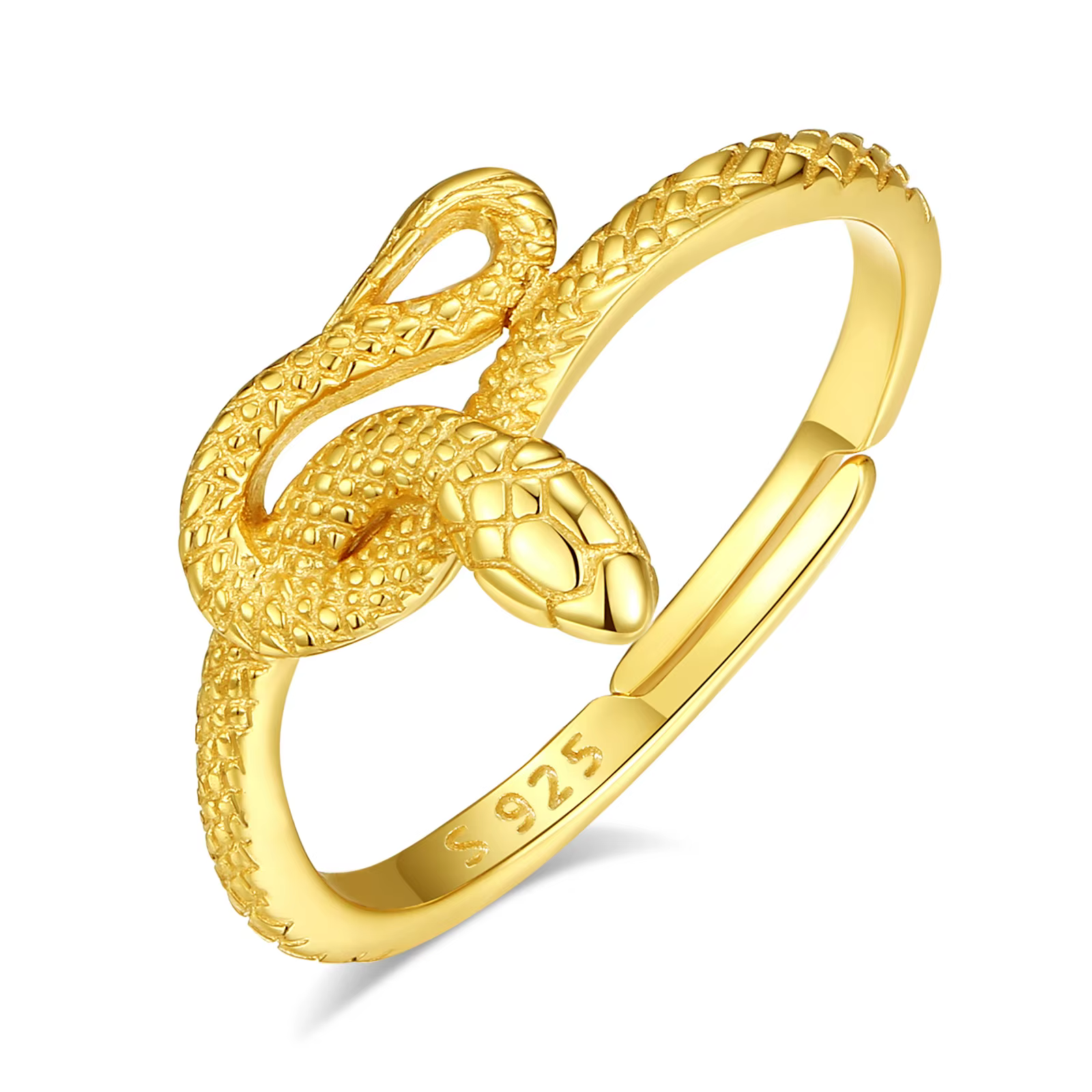 Eudora-Bague Ajustable en Argent Sterling 925 pour Homme et Femme, Bijoux Personnalisés, Textures en