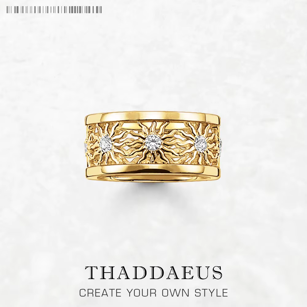 Bague soleil doré, tout nouveau Style européen, bijoux fins pour femmes et hommes, cadeau en argent 