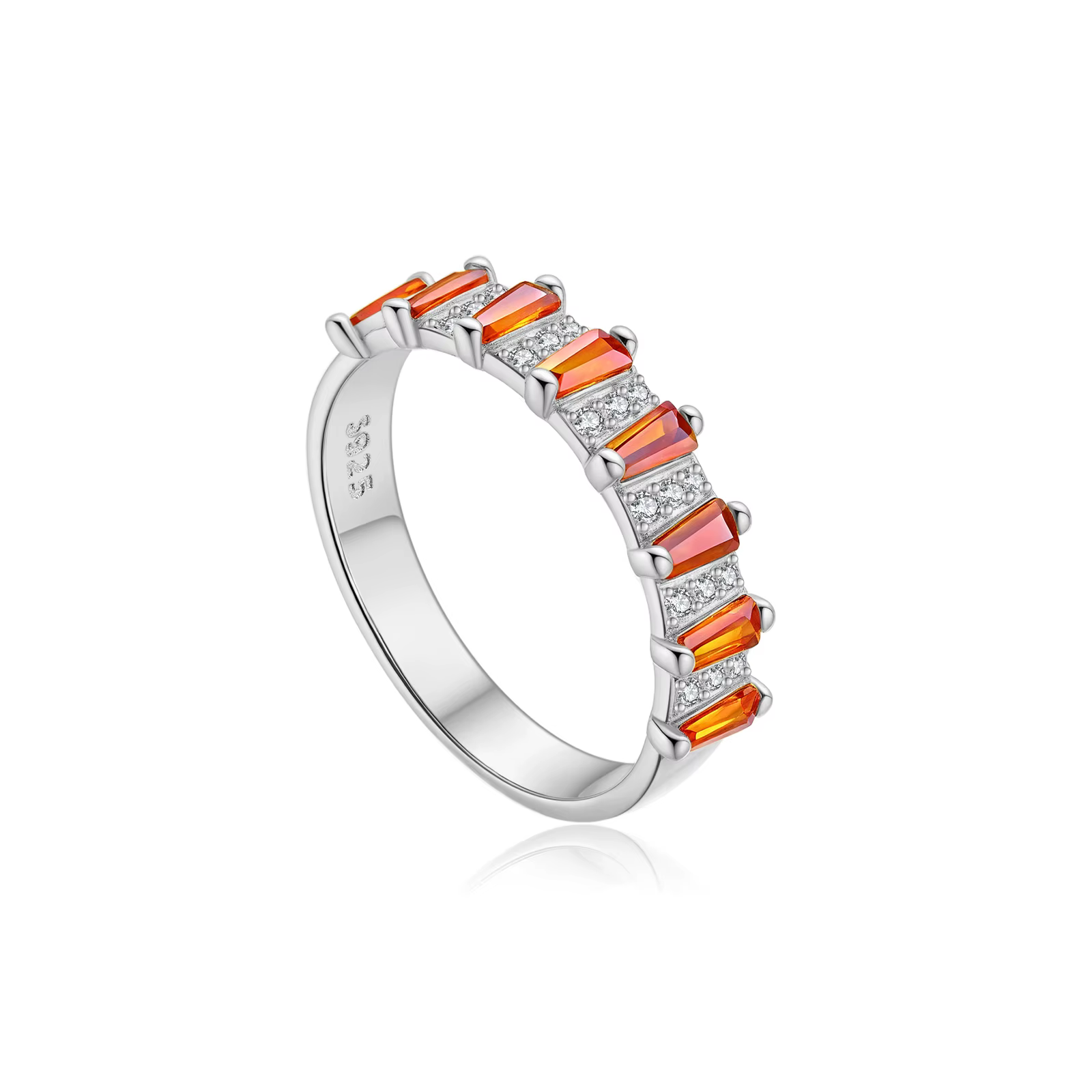 ANDYWEN 925 argent Sterling Chic géométrique Triangle carré Marquise multicolore Zircon anneau exqui