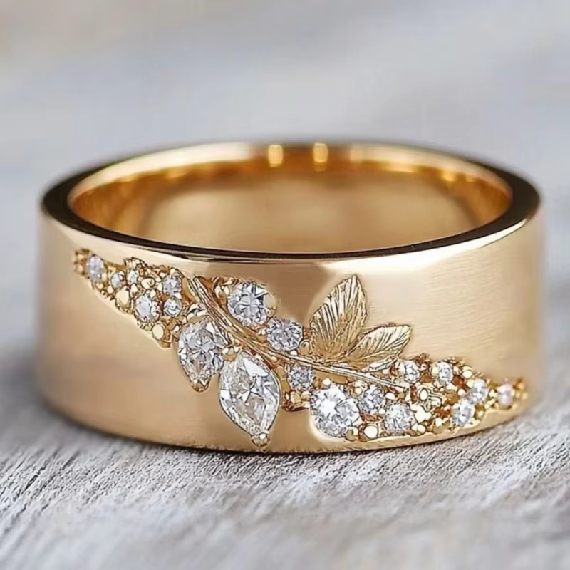 Bague géométrique en pierre de couleur verte pour femmes, bague de fiançailles, de mariage, cadeau à
