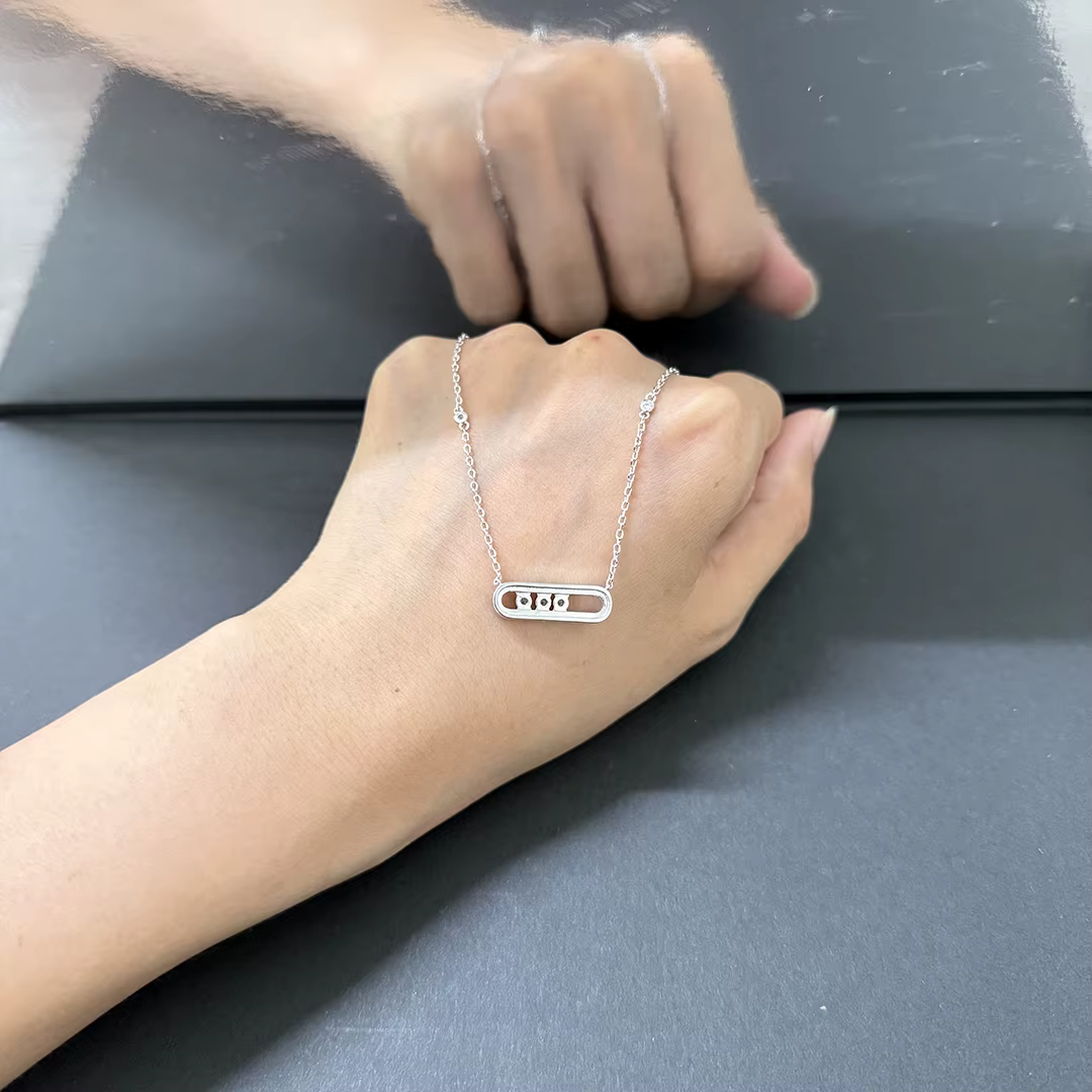 Collier coulissant pour femme en or 18 carats plaqué or, entièrement serti de diamants, tendance