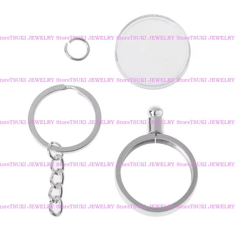 62ke 27 mm / 1,06 "support pièce commémoratif clés médaillon collection puces Souvenir