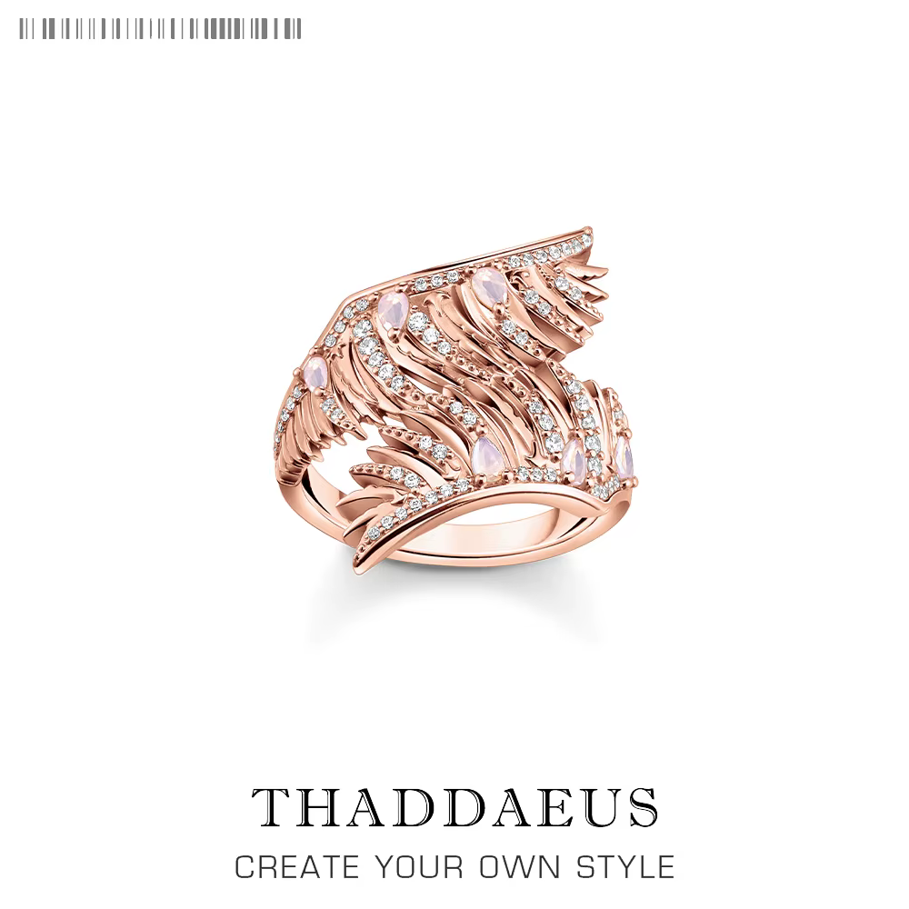 Bague aile de phénix couleur or Rose, bijoux de Style européen pour filles et femmes, tout nouveau c