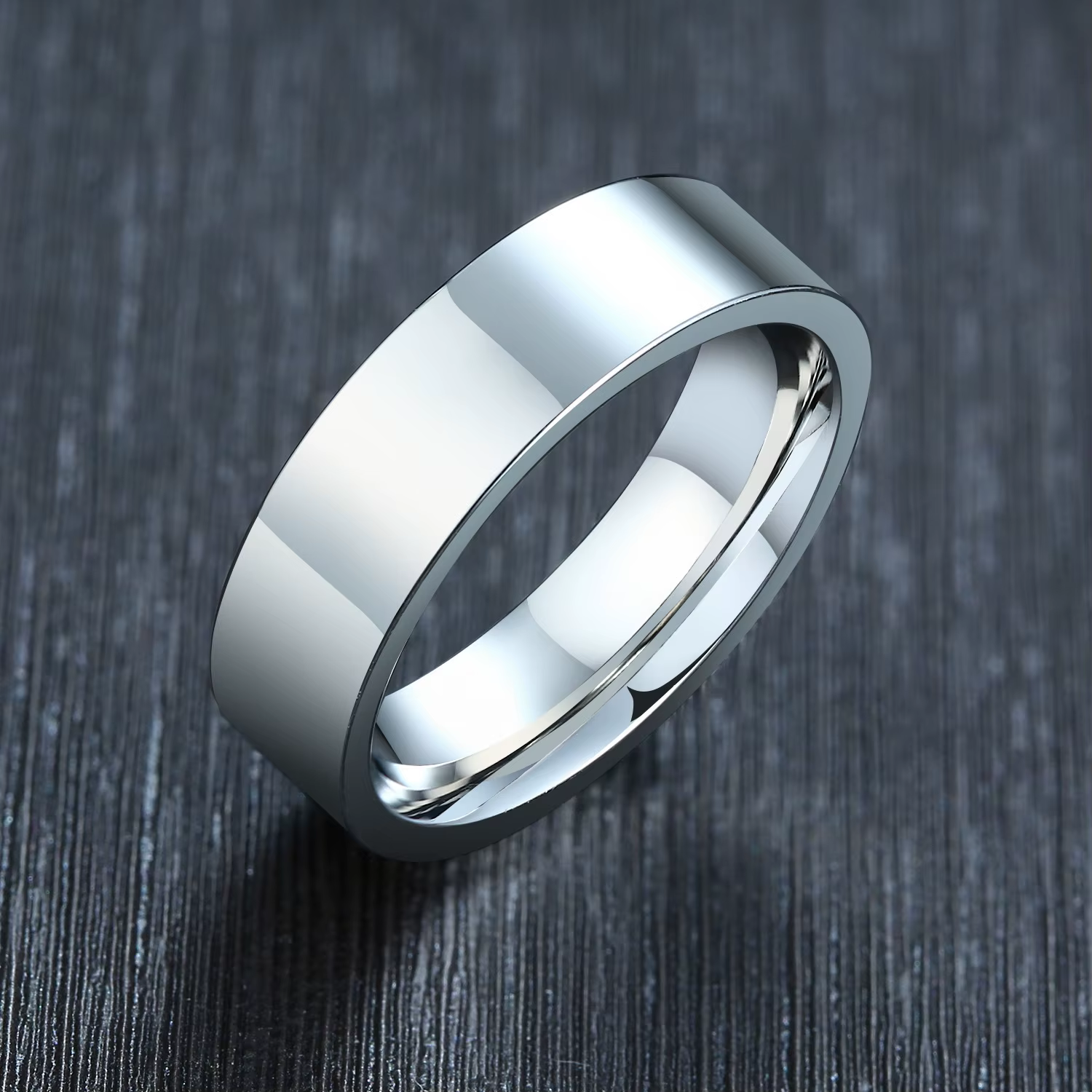 Bague en acier inoxydable pour homme, mariage, fête d'anniversaire, papa, petit ami, cadeau de la fê