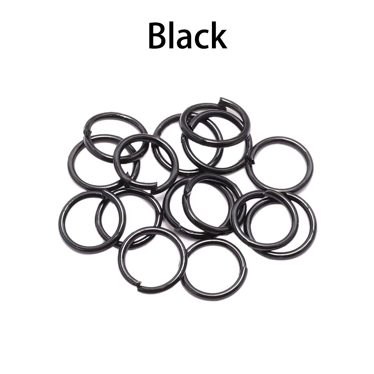 Anneaux de saut fendus 3-20mm, 50 à 200 pièces/lot, connecteurs pour bricolage, recherche de bijoux,