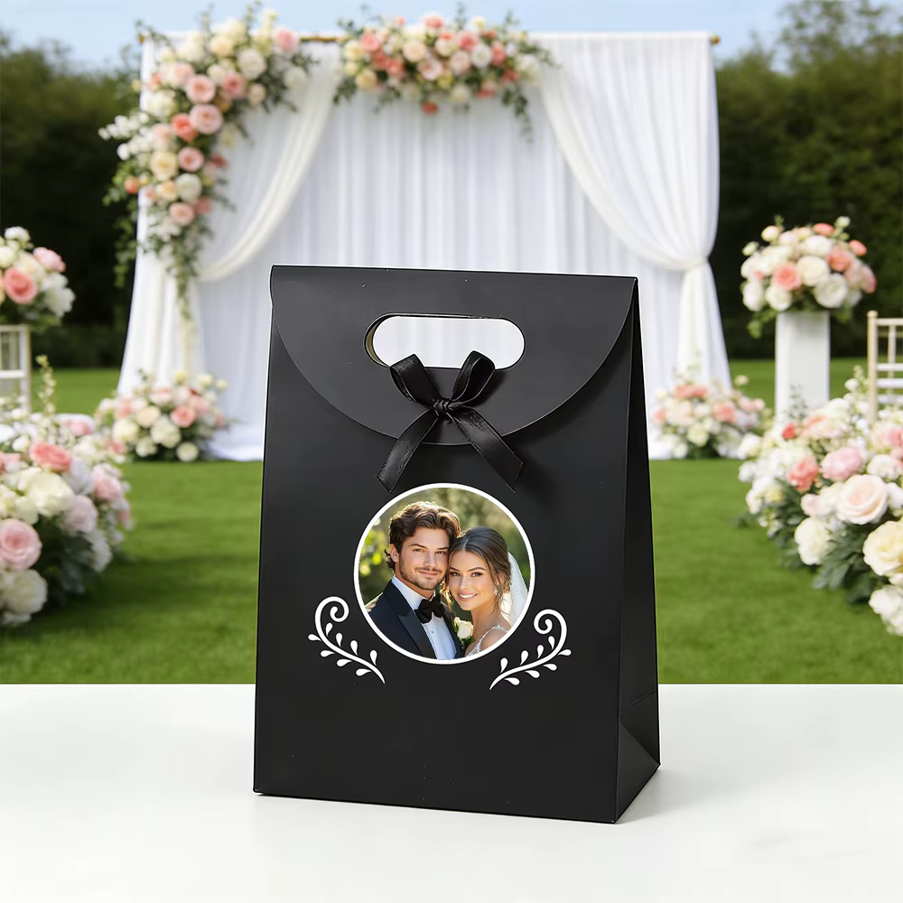 Sacs cadeaux personnalisés à la mode, indispensables pour les mariages, sacs cadeaux de mariage pour