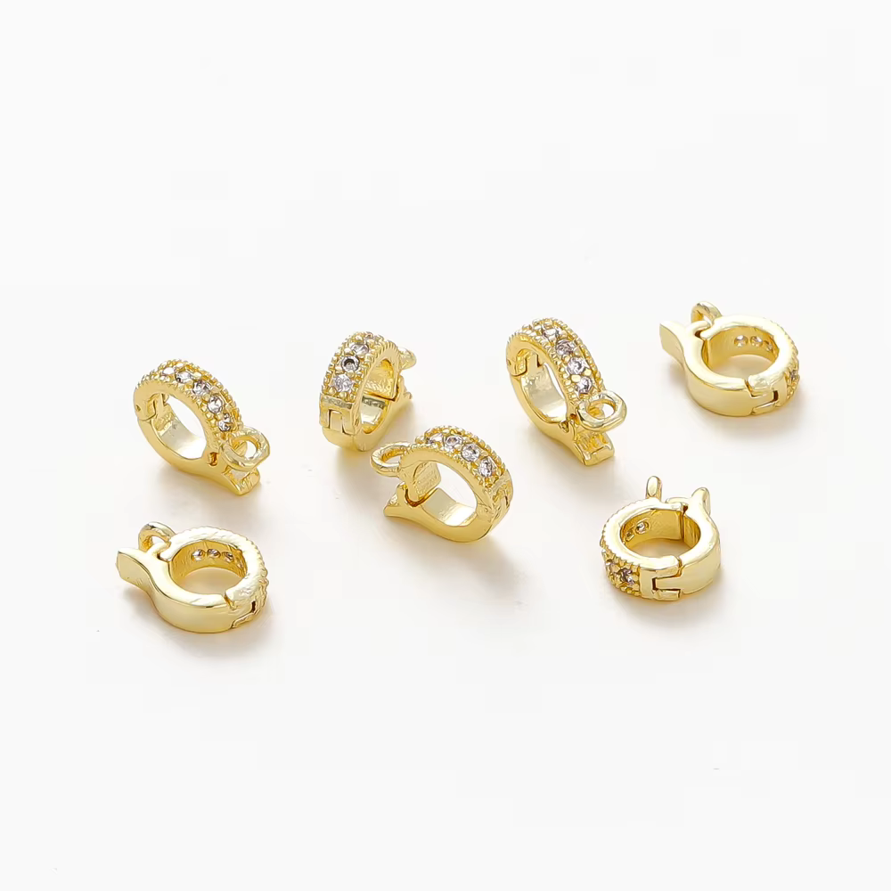 Colliers et breloques en laiton de forme ronde pour la présidence, connecteur de bijoux, accessoires