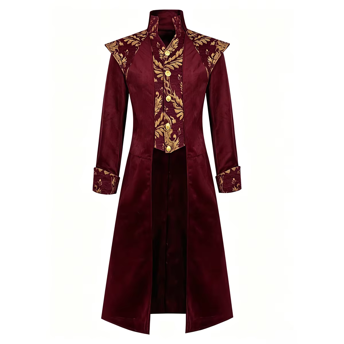 Veste de costume formelle pour homme, style vintage médiéval, steampunk, gothique victorien, pour fê