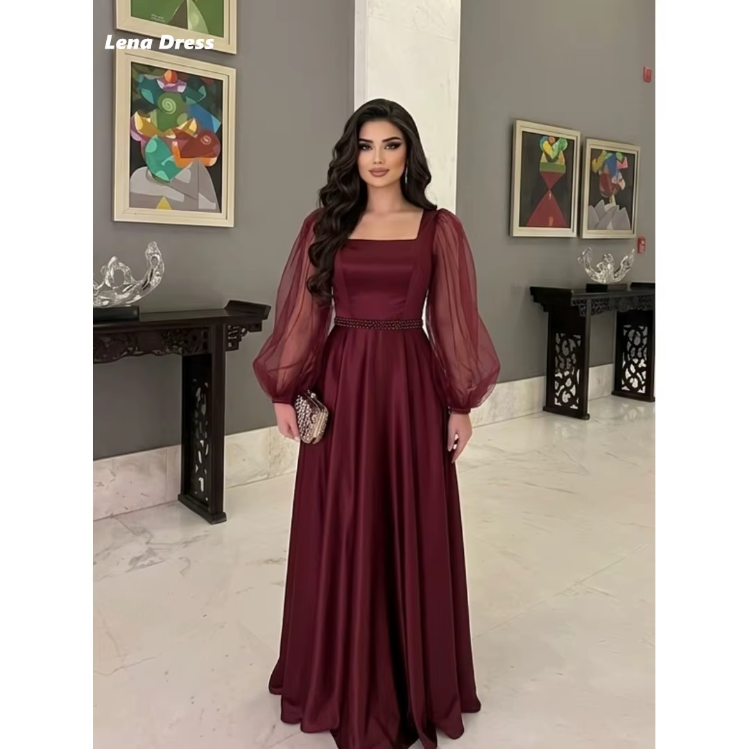 Robes de soirée élégantes couleur bordeaux pour femme, robes de soirée de luxe pour femmes pour occa