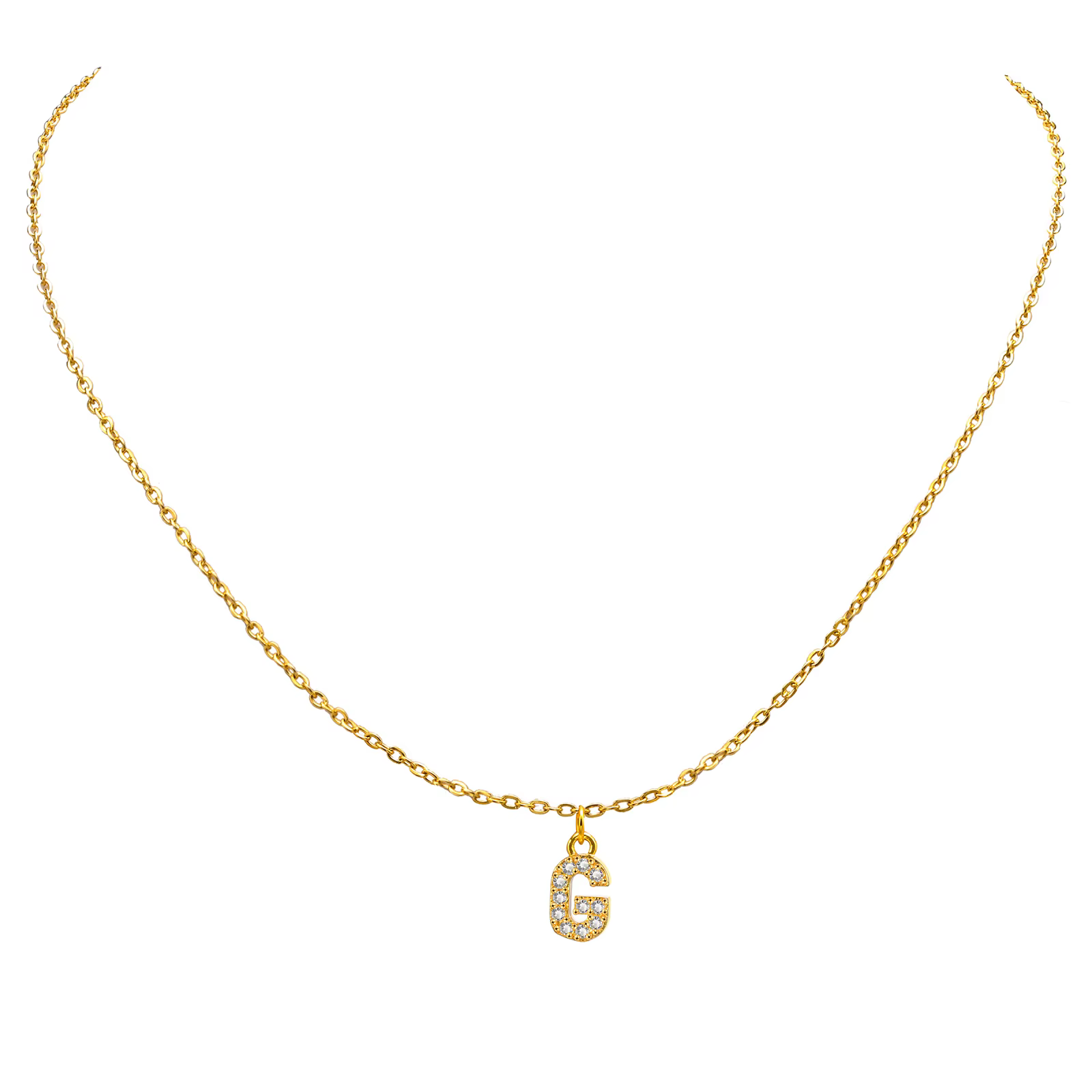 Collier personnalisé avec nom pour femmes, collier en Zircon avec pendentif lettre initiale, bijoux 