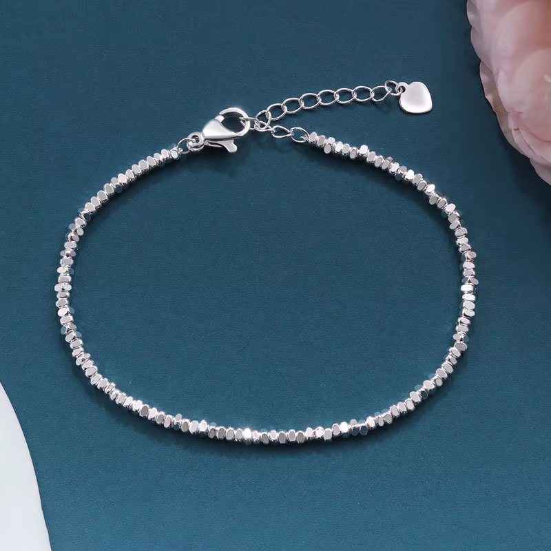 Bracelets à chaîne irrégulière en argent Sterling 925 pour femmes, bijoux de luxe Vintage, accessoir