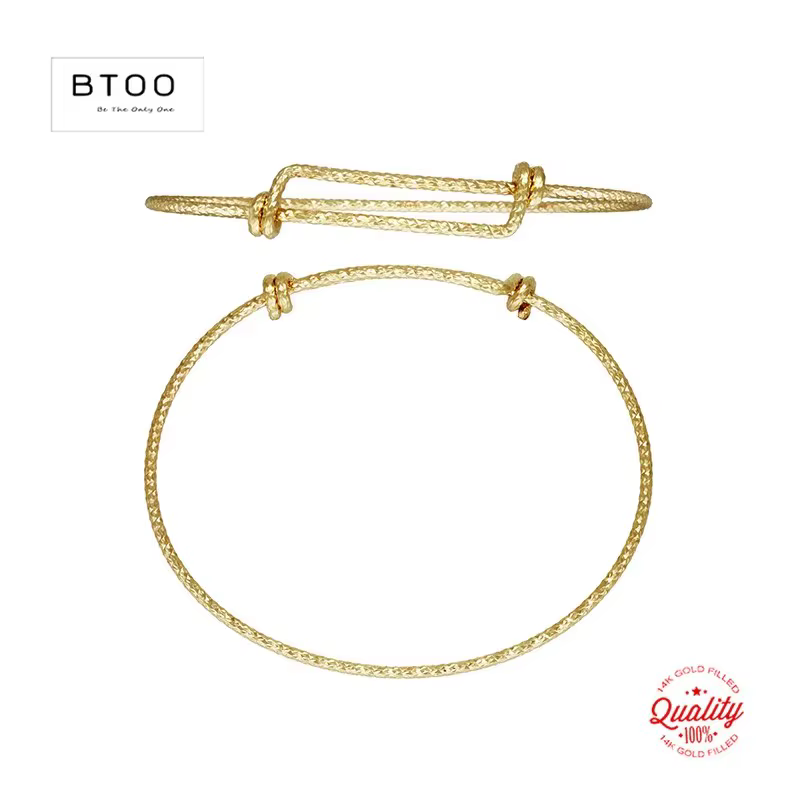 Bracelet ajustable en or 14K pour femmes, bijoux faits à la main, style Boho, breloques Vintage, cad