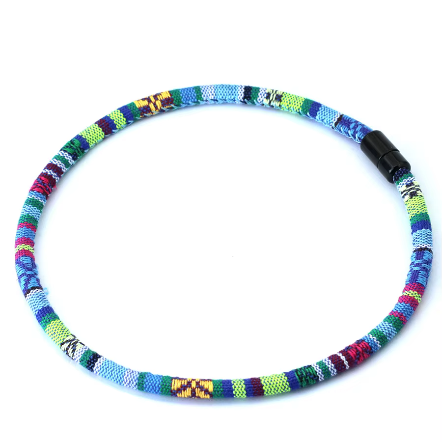 Collier en tissu bohème pour hommes, 20 pouces, Erkek Kolye, accessoires de loisirs de plage, bijoux