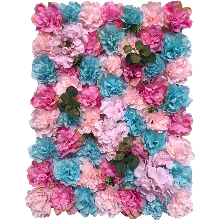 Mur de fleurs simulé personnalisé, décoration de fond de scène de mariage, Arrangement de fenêtre de