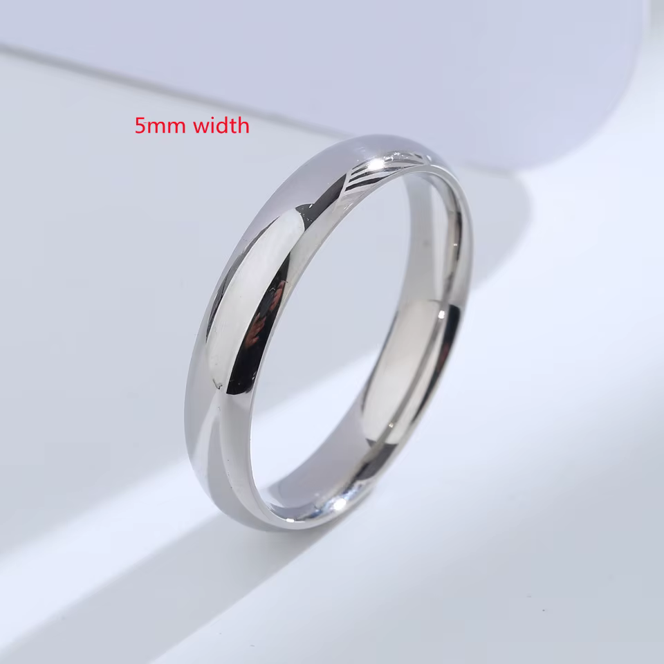 Buyee 925 bague de couple en argent Sterling gravure nom et Date bague Simple pour femmes hommes mod