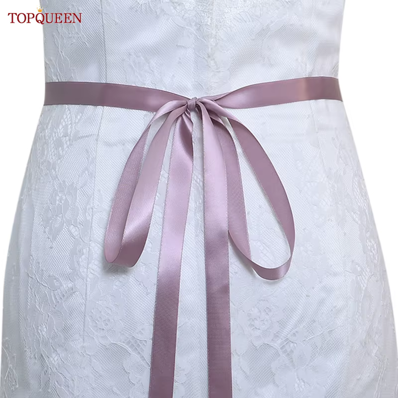 TOPQUEEN offre spéciale ceinture de mariée argent or strass perlé bijoux de luxe pour femmes robes f