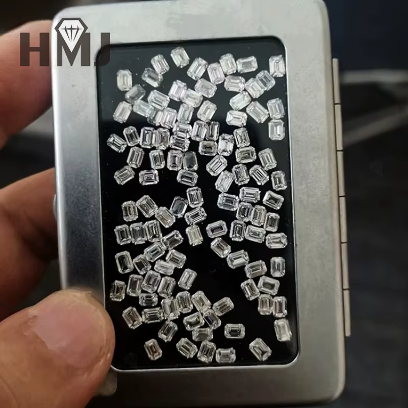 Diamants cultivés en laboratoire 0,1 – 1 ct ovales/poire diverses formes HPHT pierres amples pour bi