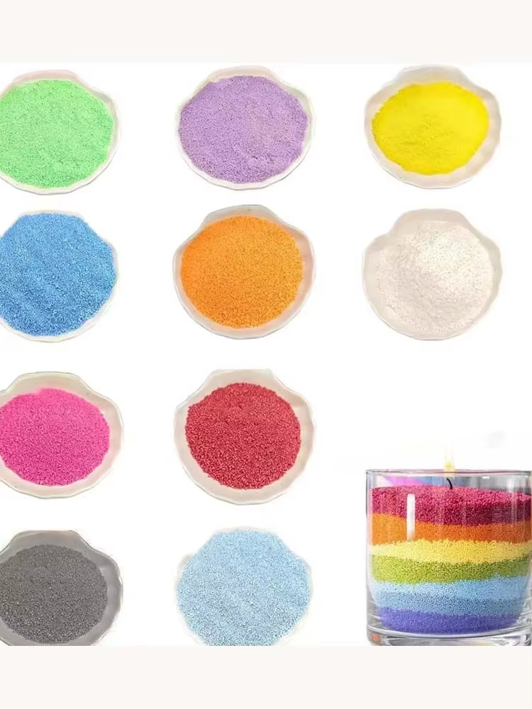 Kit de fabrication de bougies de sable colorées, 10 couleurs chacune, 20g, bricolage, fournitures ar