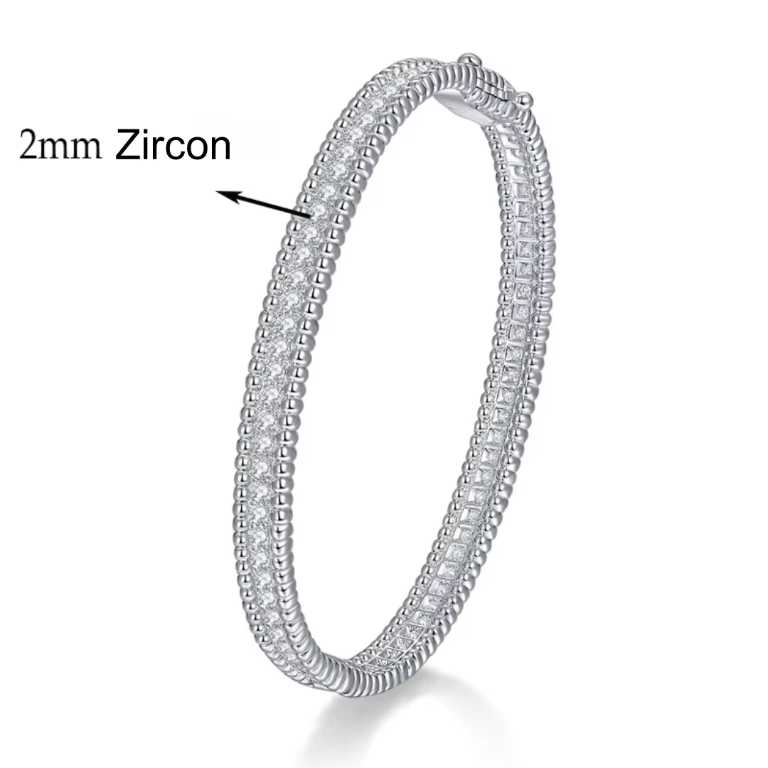 Onnelik – bracelet en diamant Moissanite couleur D, plaque en argent Sterling S925, or 18 carats, po