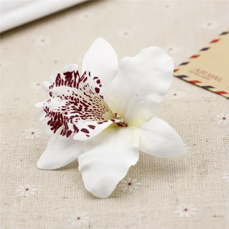 Pinces à cheveux en forme de fleur d'orchidée hawaïenne, Style bohème, épingles à cheveux de mariée,