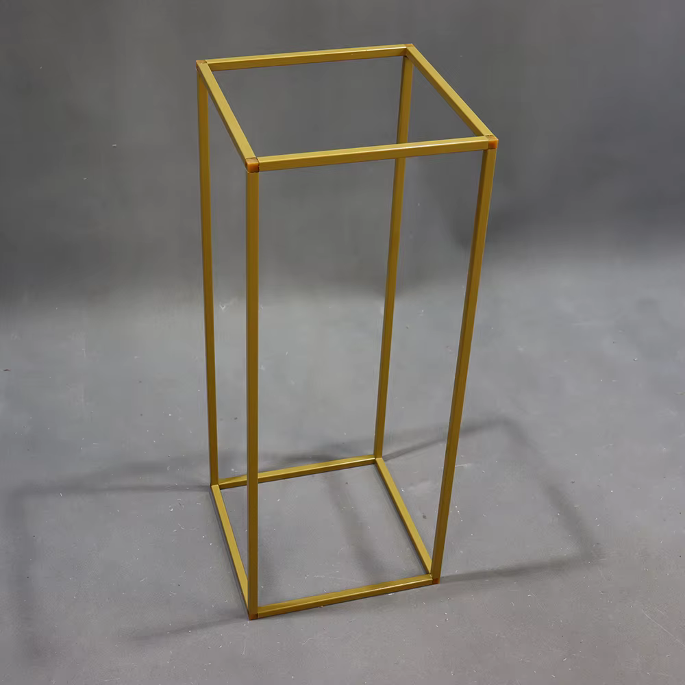 Support de fleurs de bureau, 10 pièces, décoration de Center de mariage, support en métal doré, déco