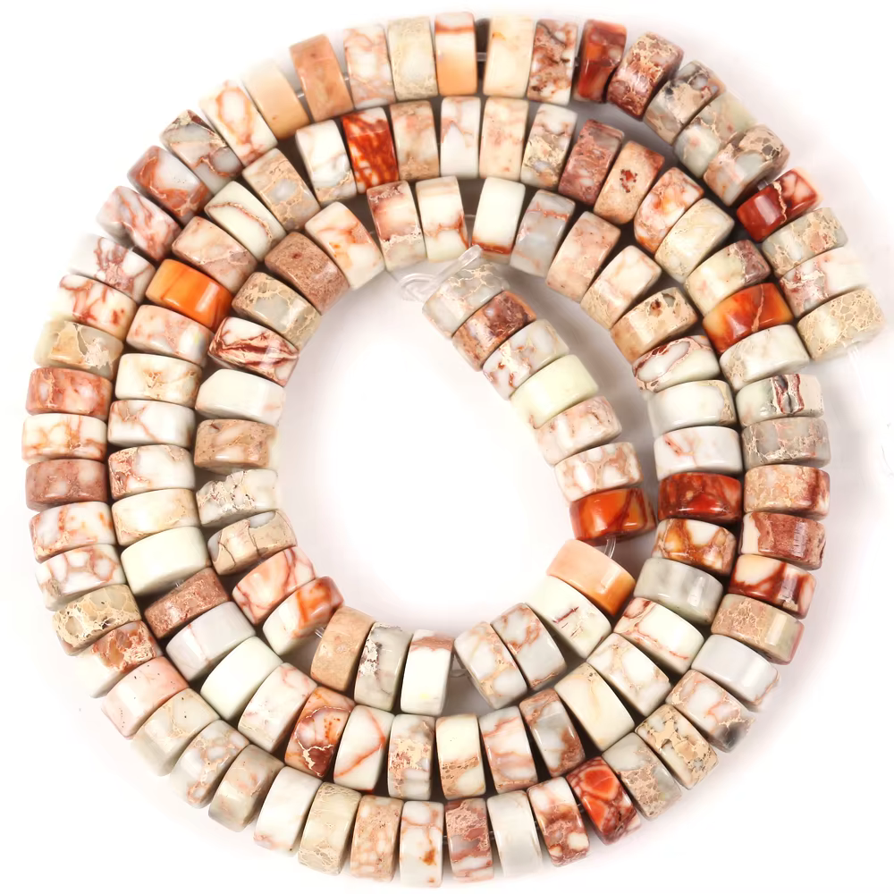 Perles en pierre naturelle pour bijoux exécutifs, pierres rondes, couleurs assorties, fournitures d'