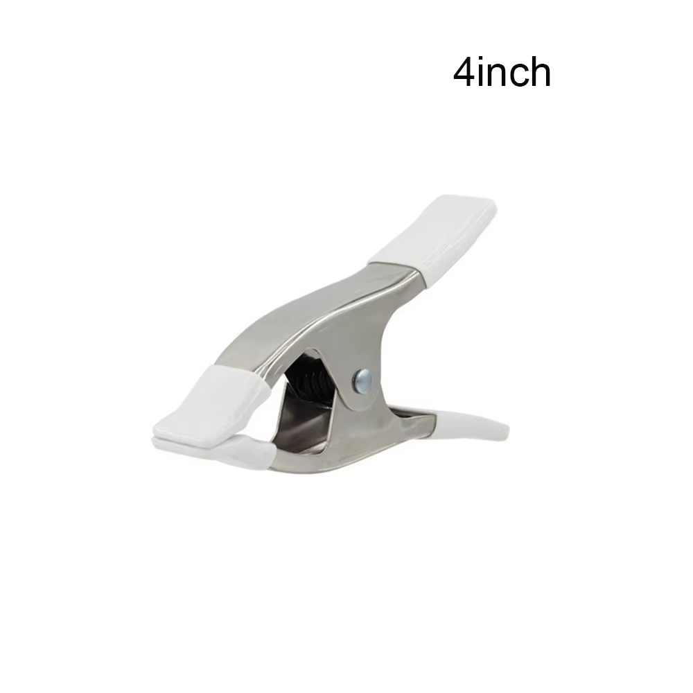 Pince de robe de mariée en métal en forme de A, clips de photographie multi-usages, caoutchouc antid
