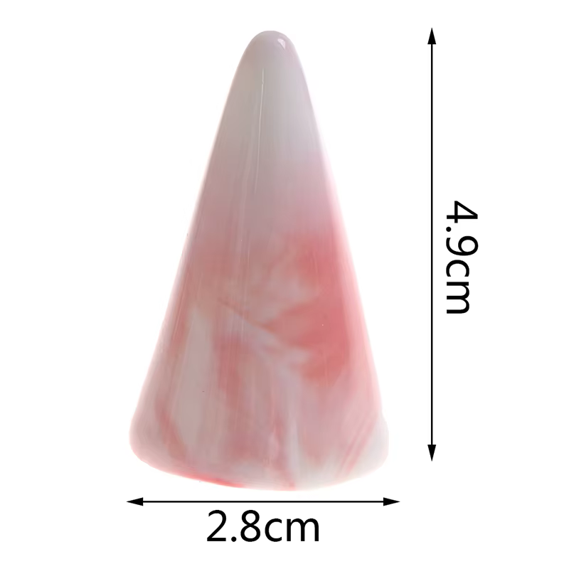 * 1PC anneau présentoir plateau en céramique bijoux stockage doigt cône anneau titulaire artisanat