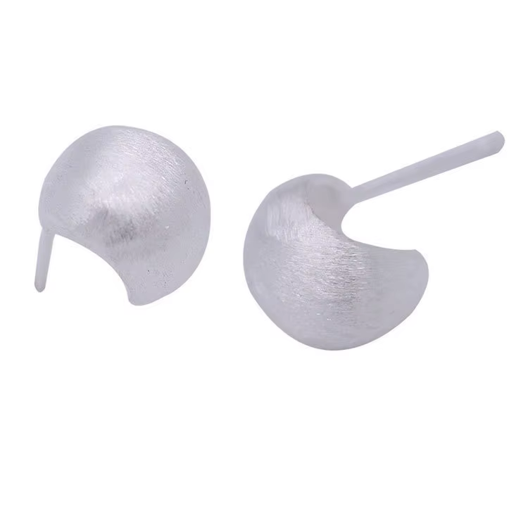 Petites boucles d'oreilles givrées en argent Sterling 925 pour femmes, Piercing, mariage, luxe, qual