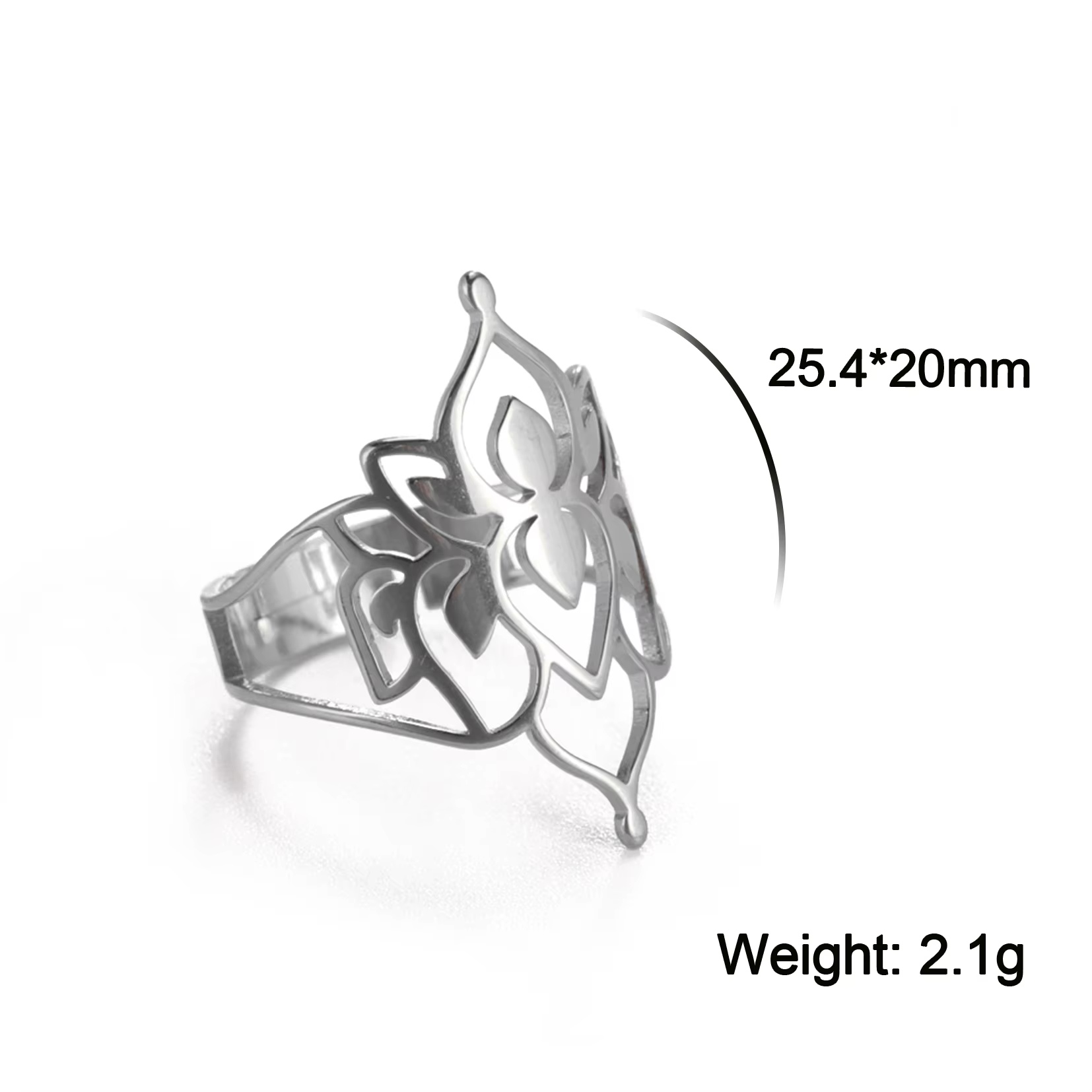 Unift Bague Géométrique Sacrée en Acier Inoxydable pour Homme et Femme, Anneau Cube Metatron, Vintag