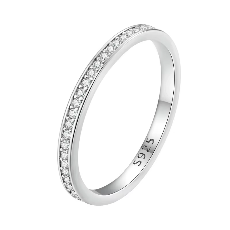 Bamoer – bague en argent Sterling 925 pour femmes, design unique incrusté de Moissanite, certifiée, 