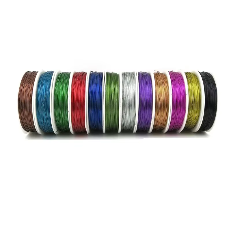 Fil de fer coloré de 0.5mm 40m pour la décoration de construction de projet de modèle de bricolage