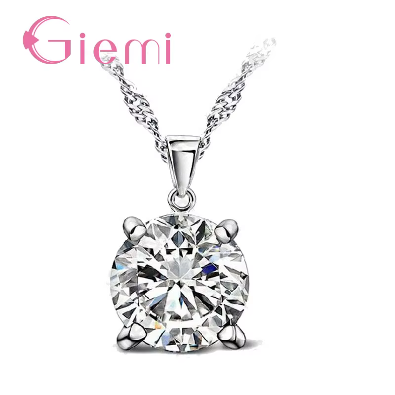 Magnifique collier avec pendentif en pierre de cristal autrichien, bijoux de mariage pour femmes, ch