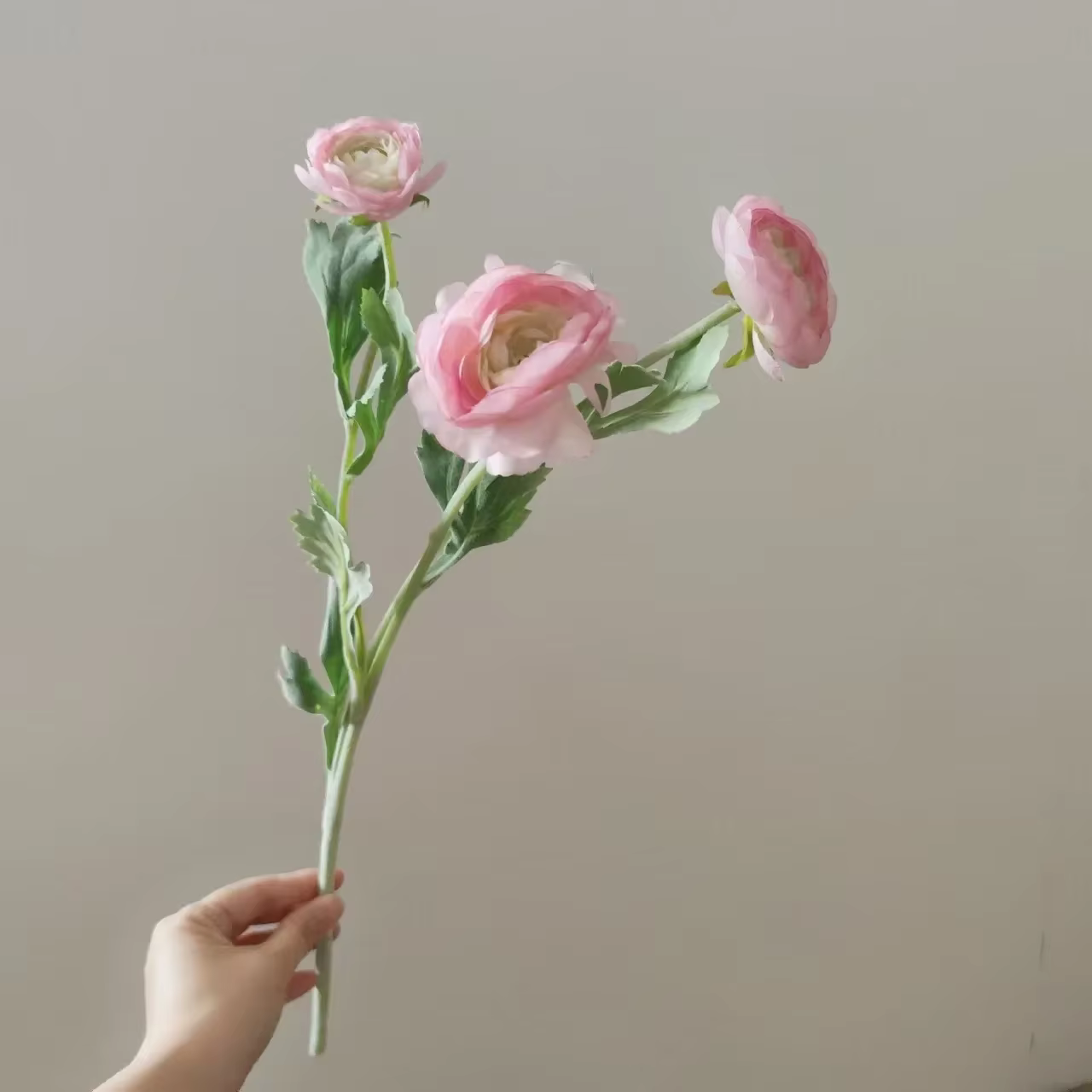 5 pièces/lot flocage artificiel 3 têtes rosée fleur de Lotus en soie décor de mariage Bouquet de mar