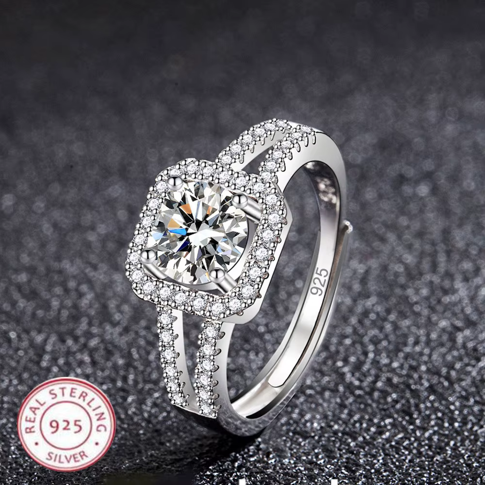 Bague en argent Sterling 925 pour femmes, bijou en Zircon parfait de haute qualité, accessoires de b