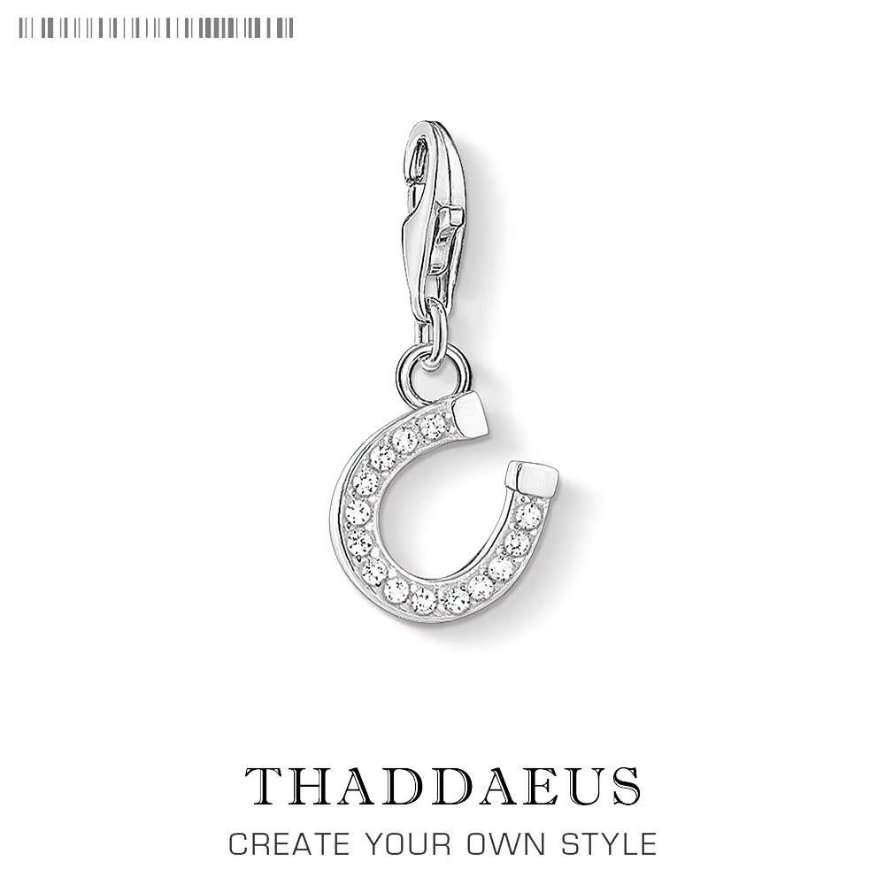 Pendentif en fer à cheval, breloque pendante, en argent Sterling 925, pour femmes et hommes, cadeau 