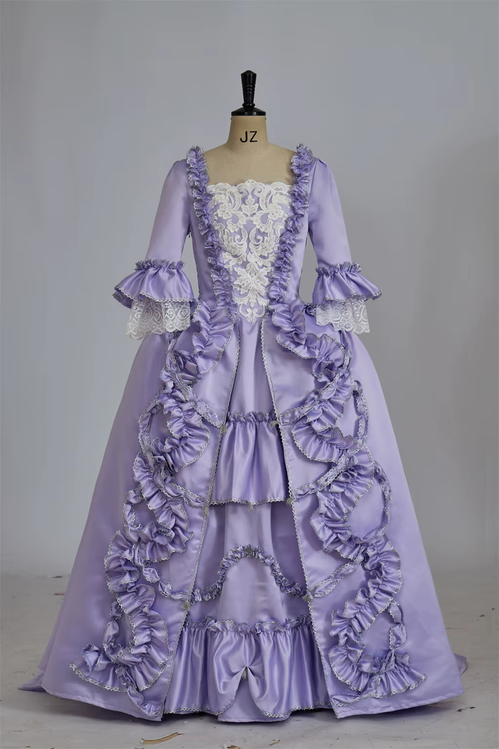 1770s Rococo Marie Antoinette violet robe de bal robe femmes cour royale Belle Marie Antoinette robe