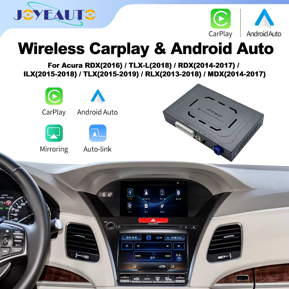 Interface de rétrofit JoyeAuto CarPlay sans fil Android Auto pour Acura RDX TLX-L ILX TLX RLX MDX 20