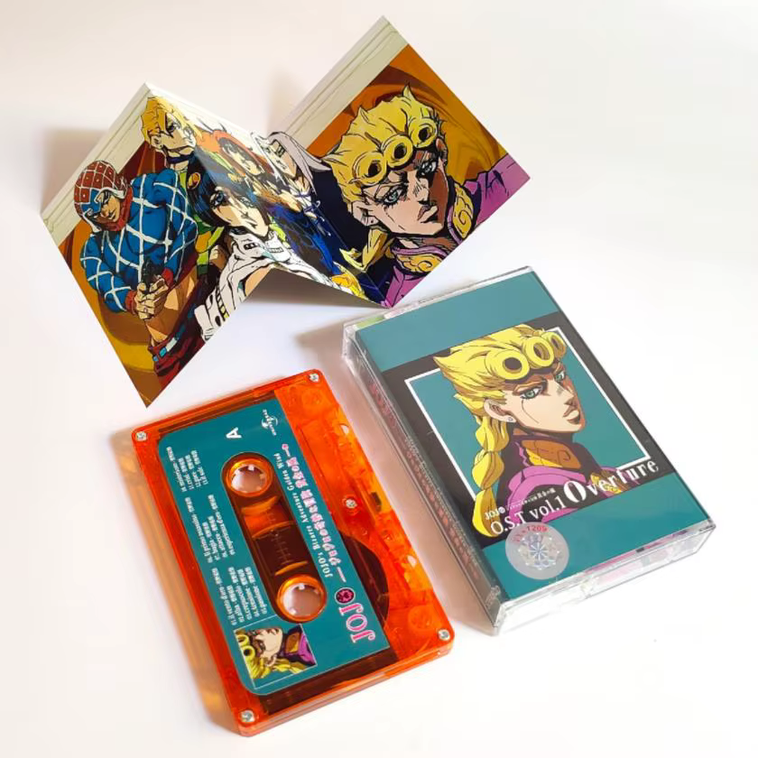 Anime JoJo's Bizarre Adventure bande musicale Kujo Jotaro Giorno Giovanna Cosplay bandes sonores boî