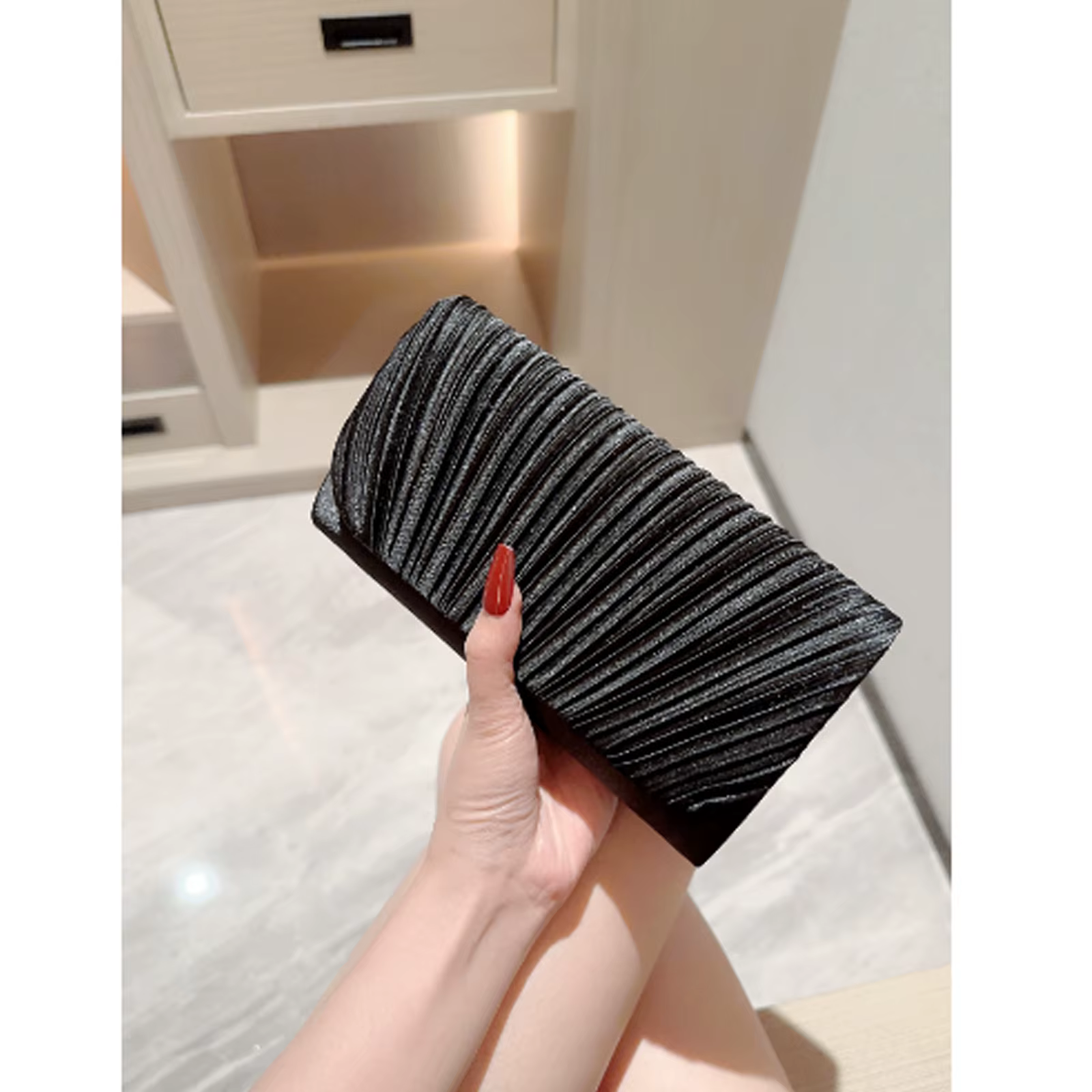 Femmes soirée pochettes élégant luxe femme pochette mariage sac à main fête sac à main dames chaîne 