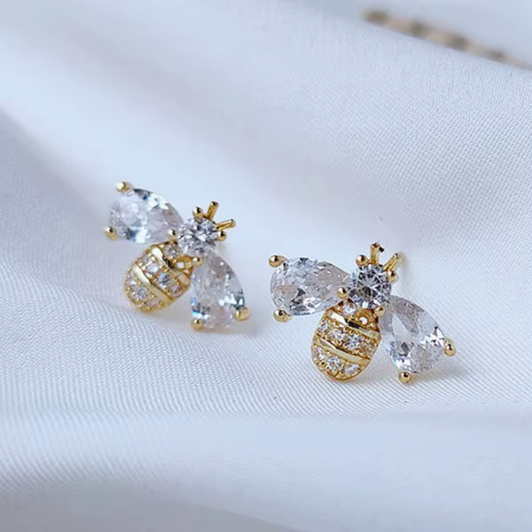 Boucles d'oreilles vintage amusantes couleur argent en forme de chat pour femme, mignonnes boucles d