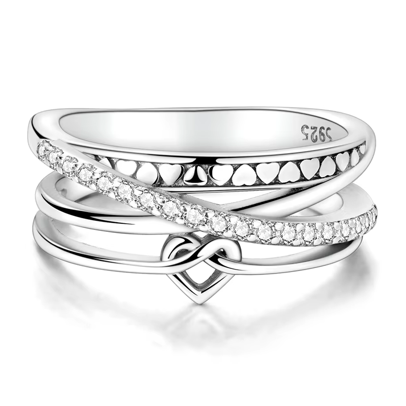 Bague de mariage en argent regardé 925 pour femme, bleu original, Zcomprend sur bague simple, étoile