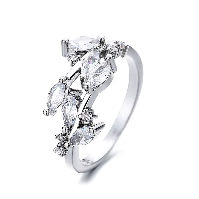 Bague en argent sterling 925 classique avec zircon pour femme, luxueuse, brillante, magnifique, tend