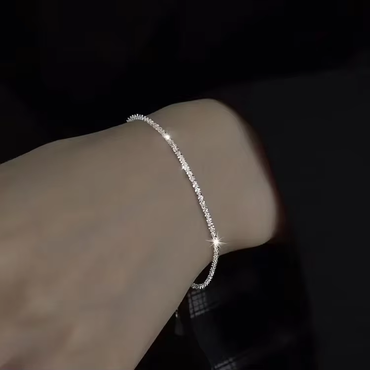 Bracelet en argent Sterling 925 pour femmes, perles partielles, nœuds, Design de luxe, à la mode, br