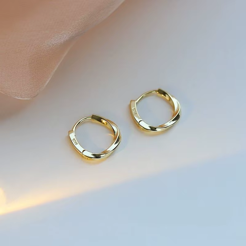 Boucles d'oreilles en acier inoxydable pour femmes et filles, étoile lisse, Zircon, métal, gros sole