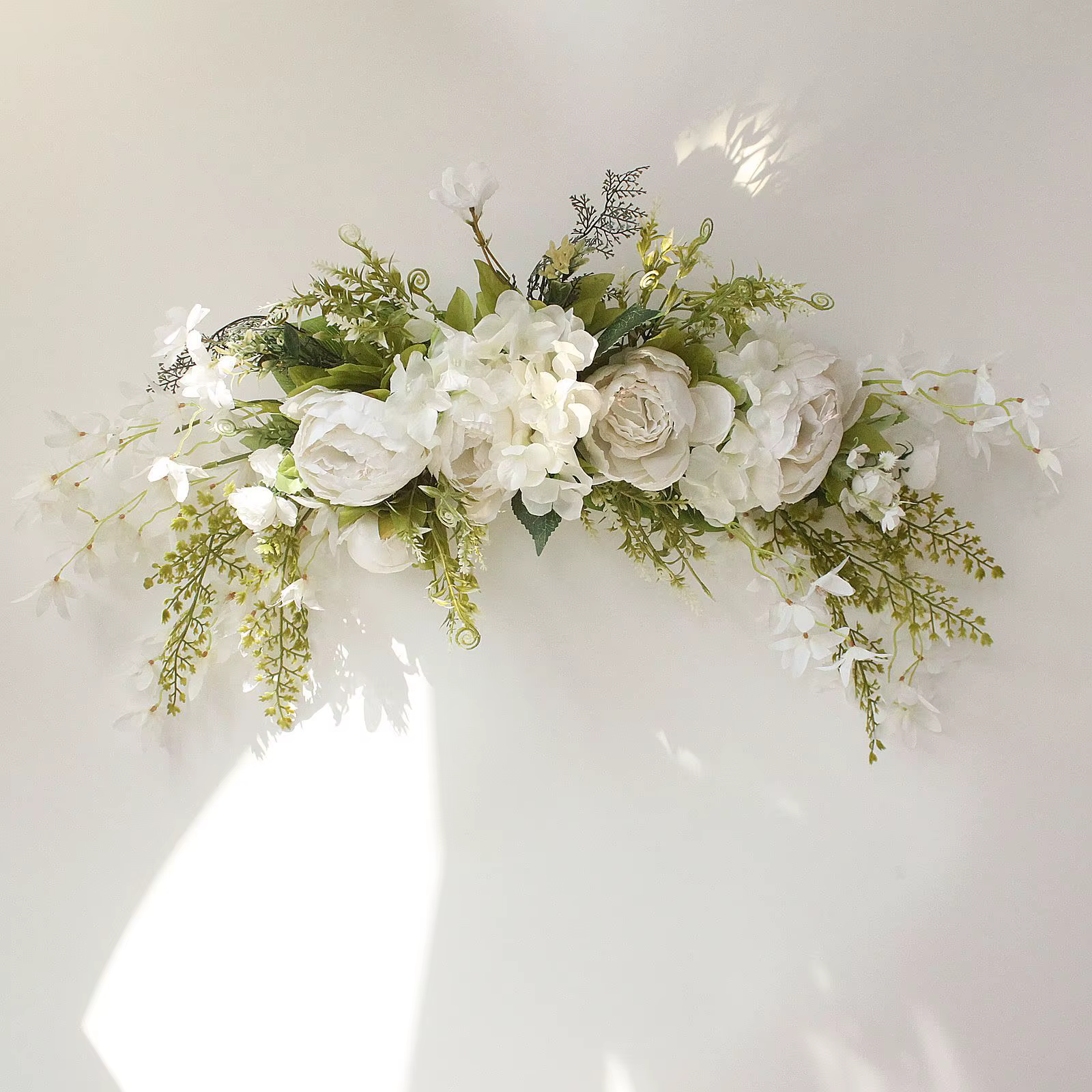 Fleurs artificielles pour arc de mariage, décoration porte d'entrée, décoration murale de chambre à 