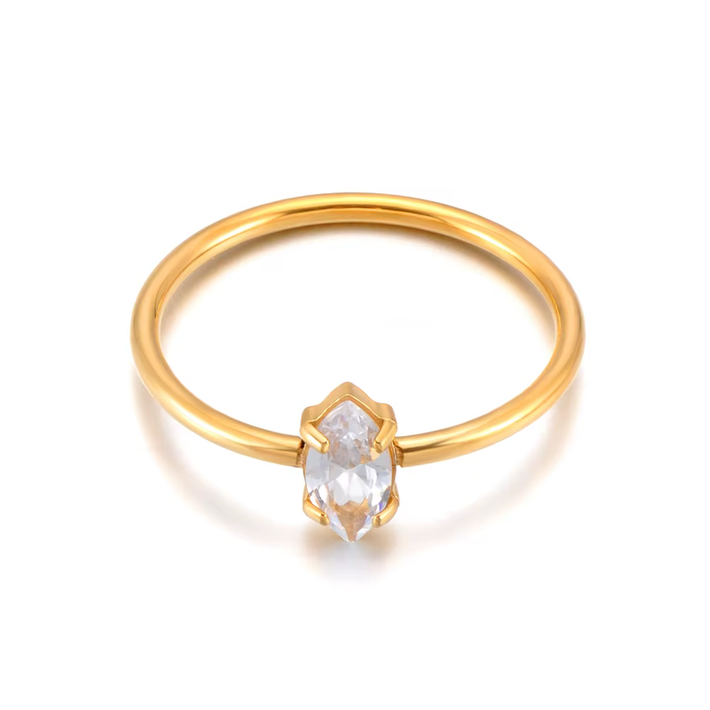 JeeMango – bague géométrique en acier inoxydable pour femmes, bijoux de fête tendance, accessoires m