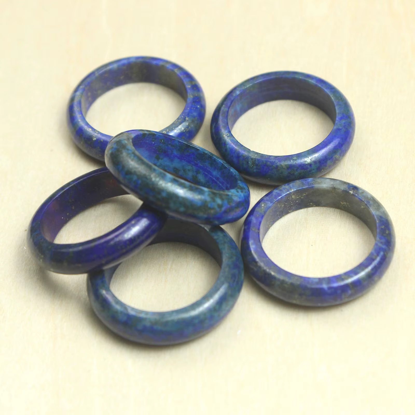 Bague Lapis Lazuli naturel pour femmes, pierres précieuses de guérison, bijoux fins, bagues en Jade 