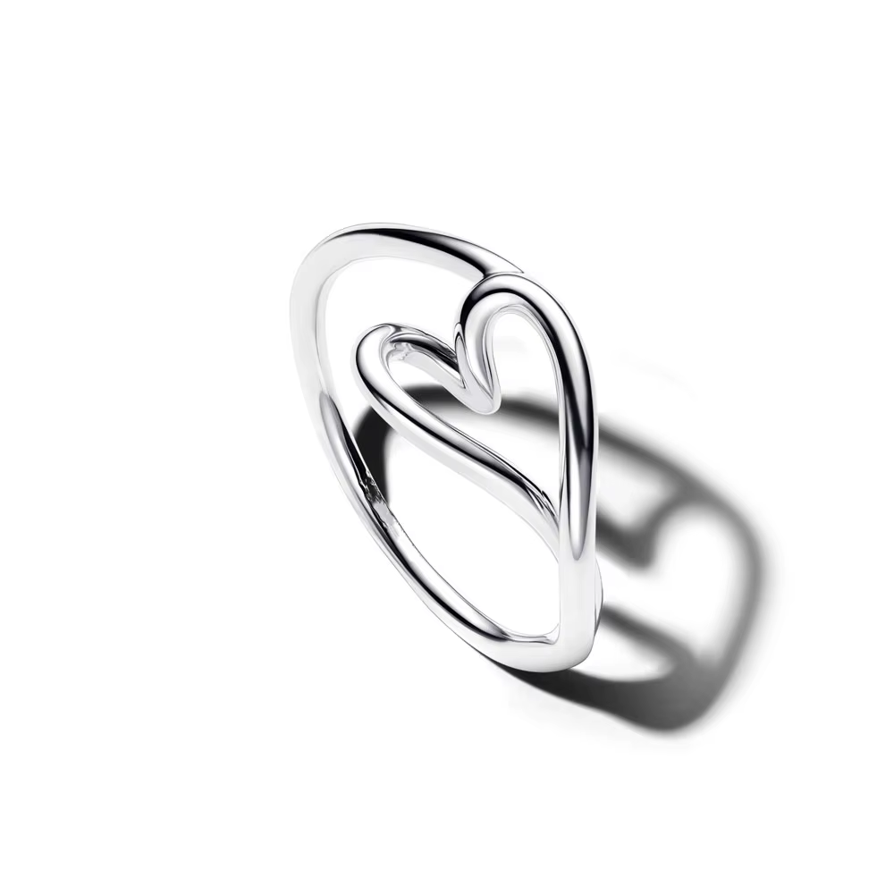 Nouvelle bague en argent 925 2026, motif cœur, papillon, fleur, idéale pour les mariages, bijoux exq