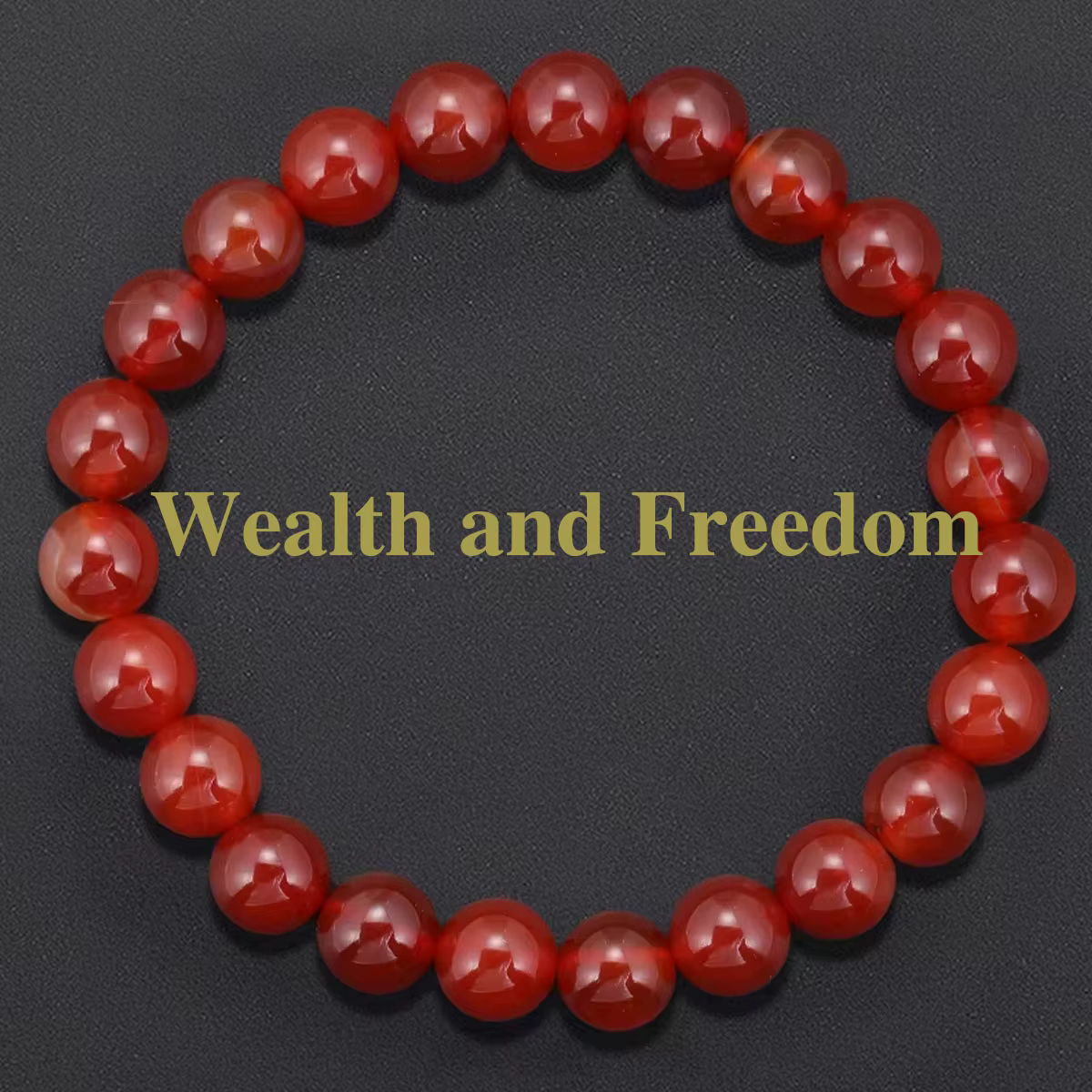 Bracelet en pierre naturelle 5A, perles d'agates rouges, pour femmes et hommes, véritable cornaline